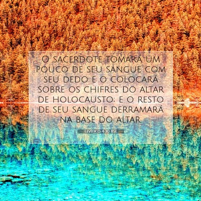 Levítico 4:30 Versículo Bíblico Explicado