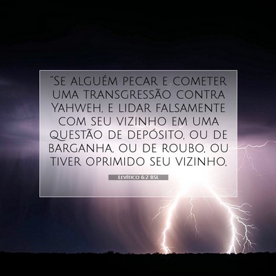 Levítico 6:2 BSL Imagem do Versículo Bíblico