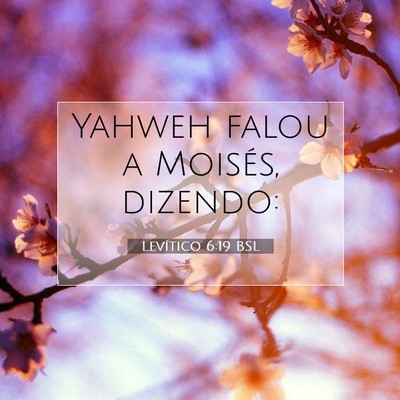 Levítico 6:19 BSL Imagem do Versículo Bíblico