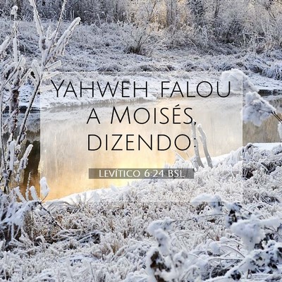 Levítico 6:24 BSL Imagem do Versículo Bíblico