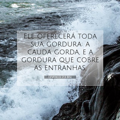 Levítico 7:3 Versículo Bíblico Explicado