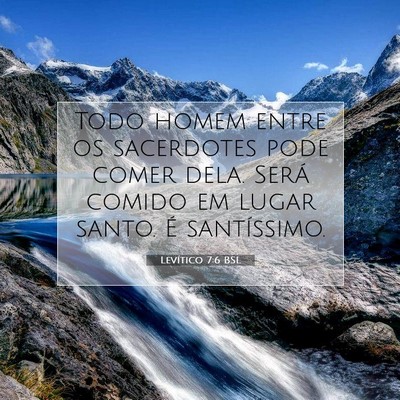 Levítico 7:6 Versículo Bíblico Explicado