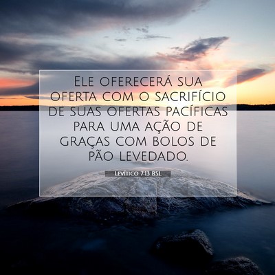 Levítico 7:13 Versículo Bíblico Explicado