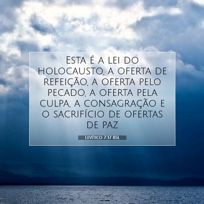 Levítico 7:37 Versículo Bíblico Explicado
