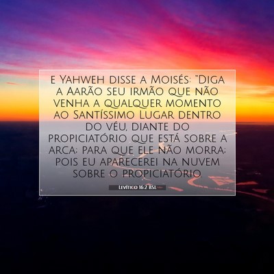 Levítico 16:2 BSL Imagem do Versículo Bíblico
