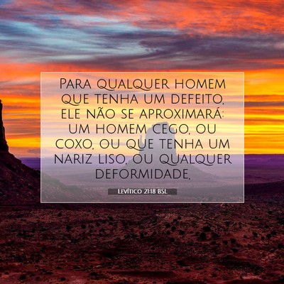 Levítico 21:18 BSL Imagem do Versículo Bíblico