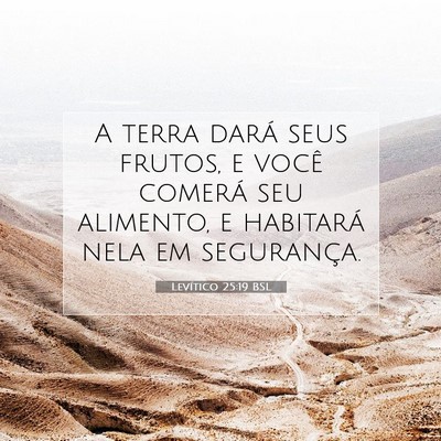 Levítico 25:19 Versículo Bíblico Explicado