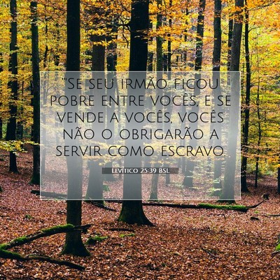 Levítico 25:39 Versículo Bíblico Explicado