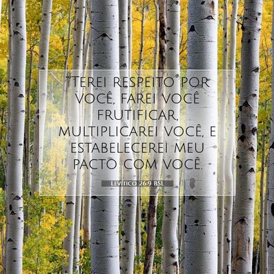 Levítico 26:9 BSL Imagem do Versículo Bíblico