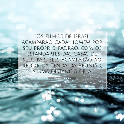 Números 2:2 Versículo Bíblico Explicado