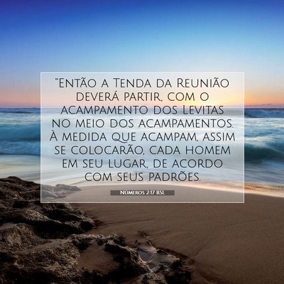 Números 2:17 Versículo Bíblico Explicado