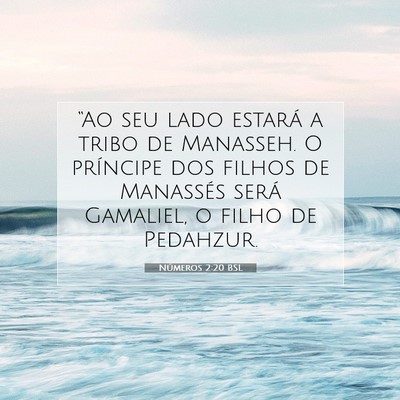 Números 2:20 Versículo Bíblico Explicado