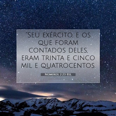 Números 2:23 Versículo Bíblico Explicado