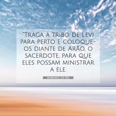 Números 3:6 Versículo Bíblico Explicado