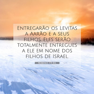 Números 3:9 Versículo Bíblico Explicado