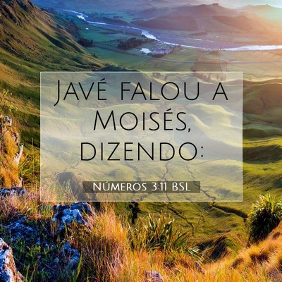 Números 3:11 Versículo Bíblico Explicado