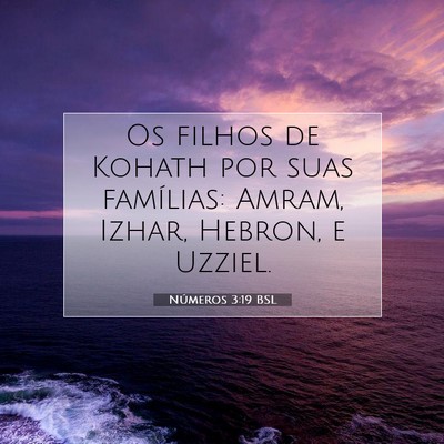 Números 3:19 Versículo Bíblico Explicado