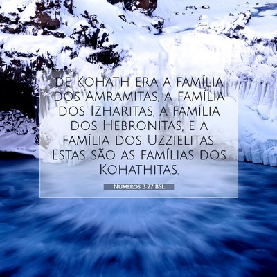 Números 3:27 Versículo Bíblico Explicado
