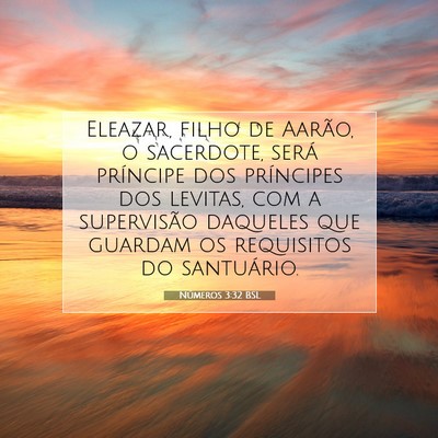 Números 3:32 Versículo Bíblico Explicado
