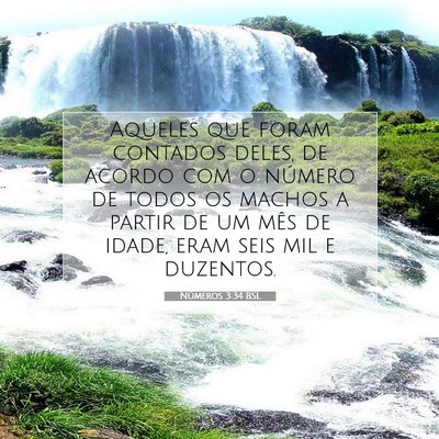 Números 3:34 Versículo Bíblico Explicado