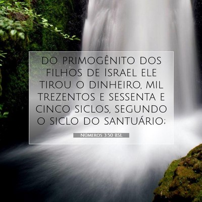 Números 3:50 Versículo Bíblico Explicado