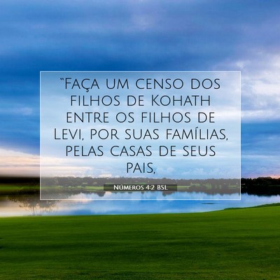 Números 4:2 Versículo Bíblico Explicado