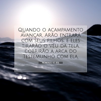Números 4:5 Versículo Bíblico Explicado