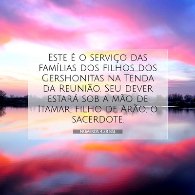 Números 4:28 Versículo Bíblico Explicado