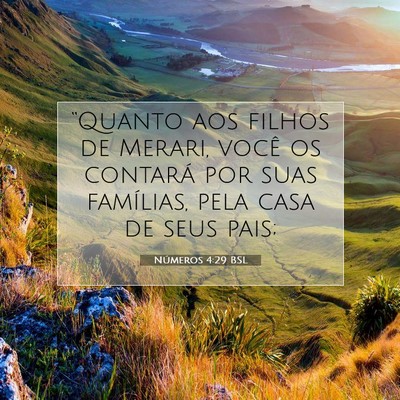 Números 4:29 Versículo Bíblico Explicado