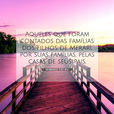 Números 4:42 Versículo Bíblico Explicado