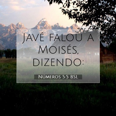 Números 5:5 Versículo Bíblico Explicado
