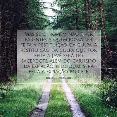 Números 5:8 Versículo Bíblico Explicado