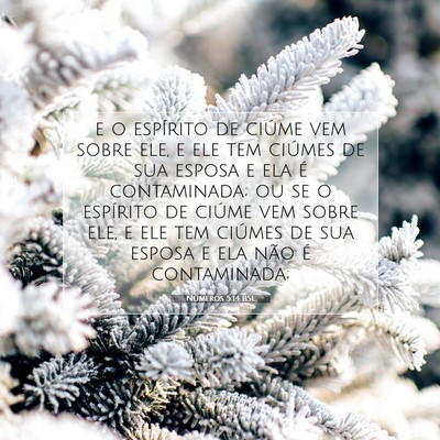 Números 5:14 Versículo Bíblico Explicado