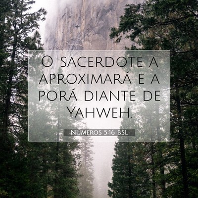 Números 5:16 Versículo Bíblico Explicado