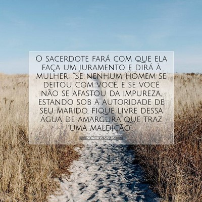 Números 5:19 Versículo Bíblico Explicado