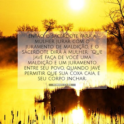 Números 5:21 Versículo Bíblico Explicado