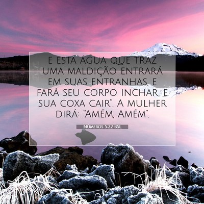Números 5:22 Versículo Bíblico Explicado