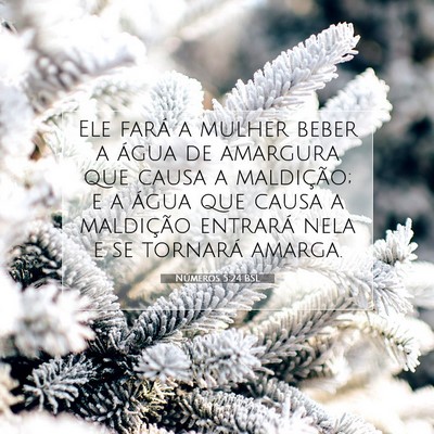 Números 5:24 Versículo Bíblico Explicado