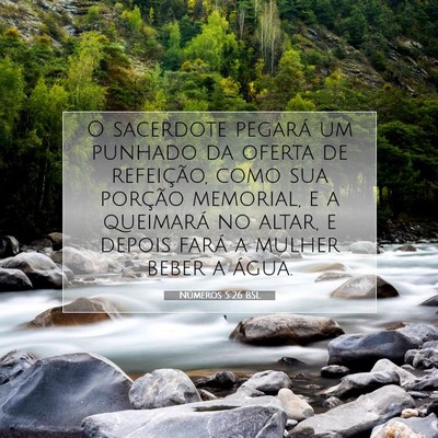 Números 5:26 Versículo Bíblico Explicado