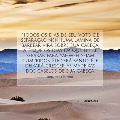 Números 6:5 Versículo Bíblico Explicado