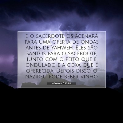 Números 6:20 Versículo Bíblico Explicado