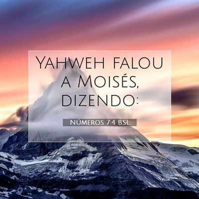 Números 7:4 Versículo Bíblico Explicado
