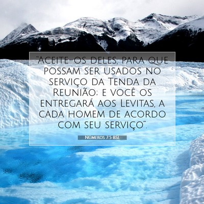 Números 7:5 Versículo Bíblico Explicado
