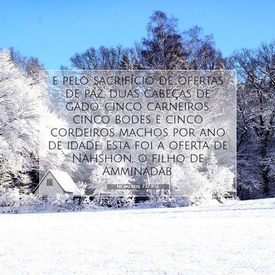 Números 7:17 Versículo Bíblico Explicado