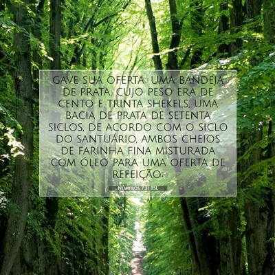 Números 7:31 Versículo Bíblico Explicado