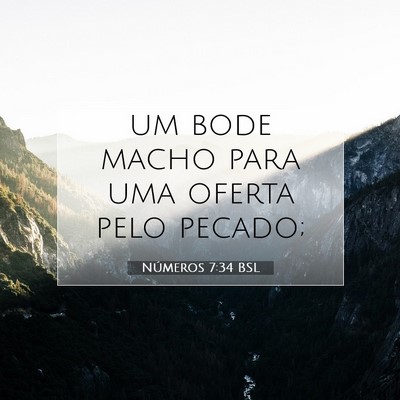 Números 7:34 Versículo Bíblico Explicado