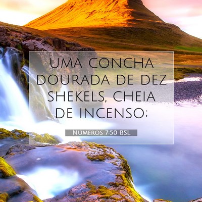 Números 7:50 Versículo Bíblico Explicado