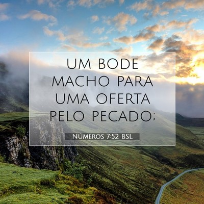 Números 7:52 Versículo Bíblico Explicado