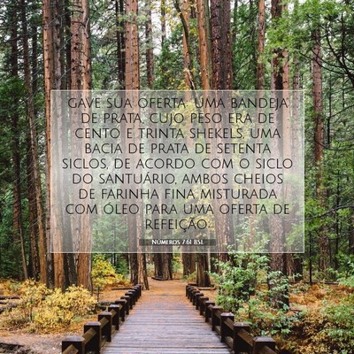 Números 7:61 Versículo Bíblico Explicado