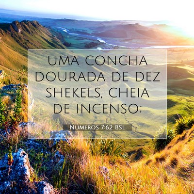 Números 7:62 Versículo Bíblico Explicado